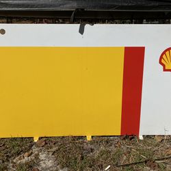 2ft. x 4ft.   Shell Advertisement Sign