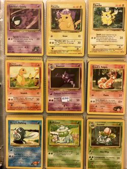 Vintage Collection of 90 Pokémon Cards LP/NM (Lot L)