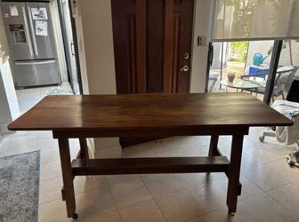 Work Bench, Dining Table Or Tv Console