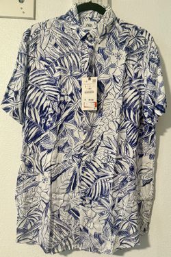 Zara Men’s Short Sleeve Shirt /Size Large /Regular Fit $20
