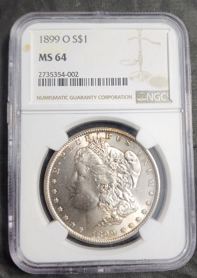 1899 Morgan Dollar MS 64 NGC Silver $1 Uncirculated Coin