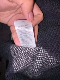 Large Burberry knight shirt