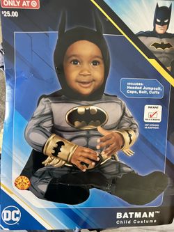 Batman Baby Costume 6-12 Months 