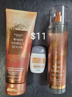 Bath Body Warm Vanilla Sugar