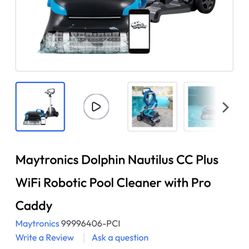 Maytronics Dolphin Nautilus Wifi Pool Cleaner 