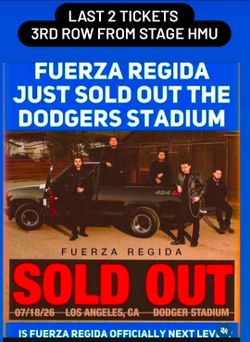 Fuerza Regida floor seats