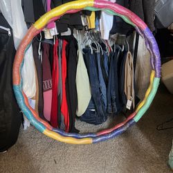 Exercising Hula Hoop 