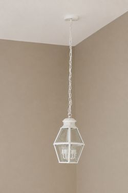 Off white ceiling chandelier
