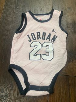 Girls Pink Tank Jordan Shirt Size 0-6 Months #3