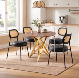 Dining chairs with table