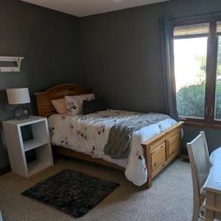 Solid Wood Full Size Bed