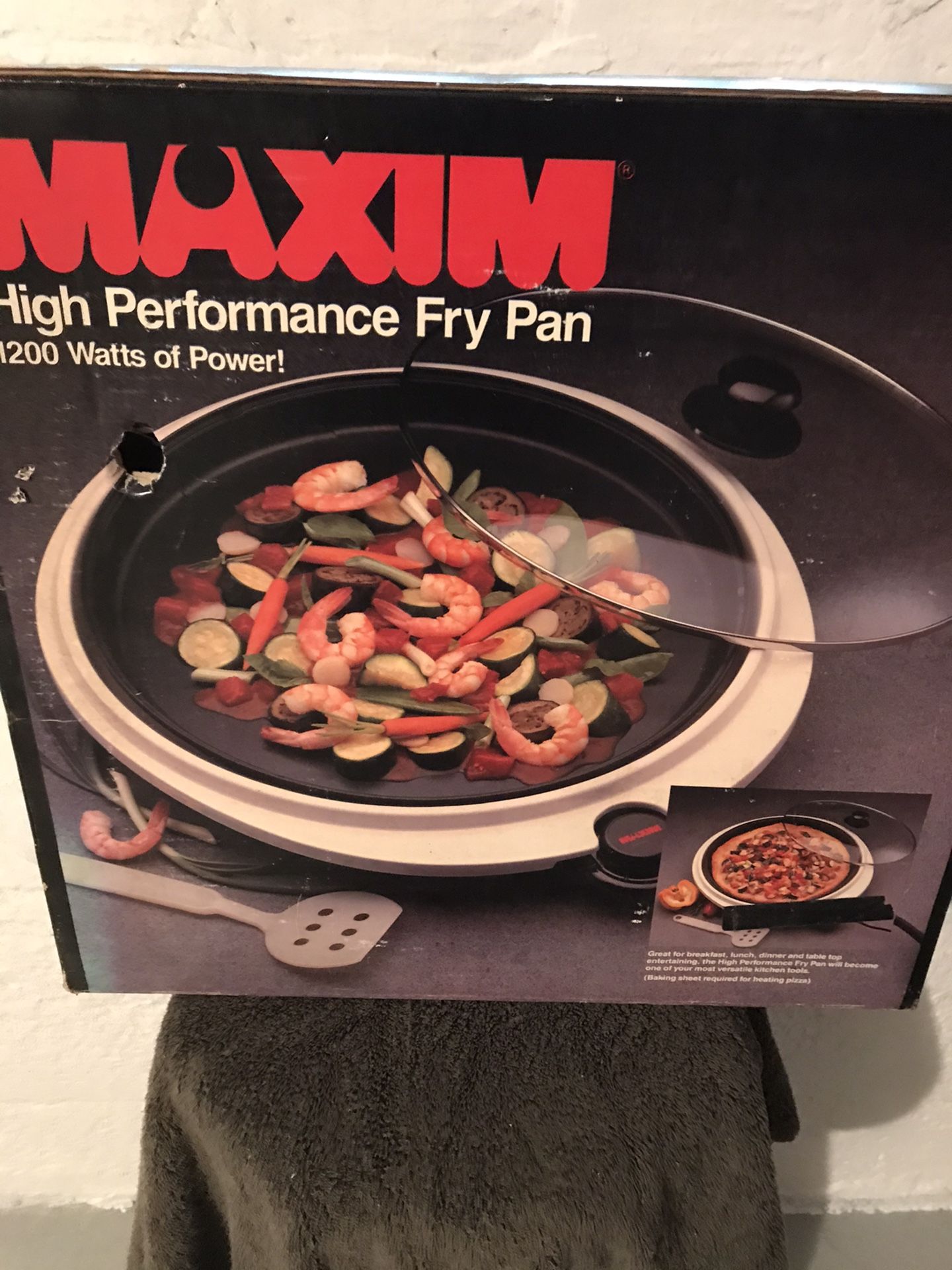 Maxim Electric fry Pan