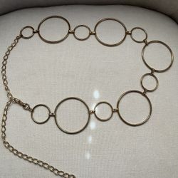 Brand New Women’s Gold Chain Belt