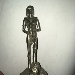 Collectible Pewter Female Warrior figurine