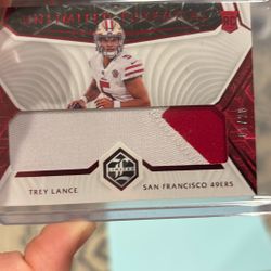 trey lance 1/20 patch rookie