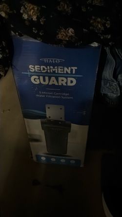Brand new halo sediment guard 5 micron cartridge water filtration system