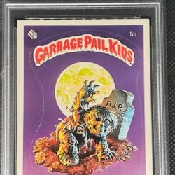1985 Topps Garbage Pail Kids Series 1 JAY DECAY #5b PSA 7 NM (Rare) Vintage 