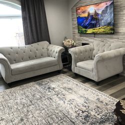 Loveseat And Chair