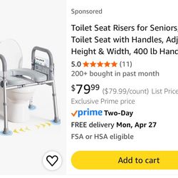 Toilet seat riser
