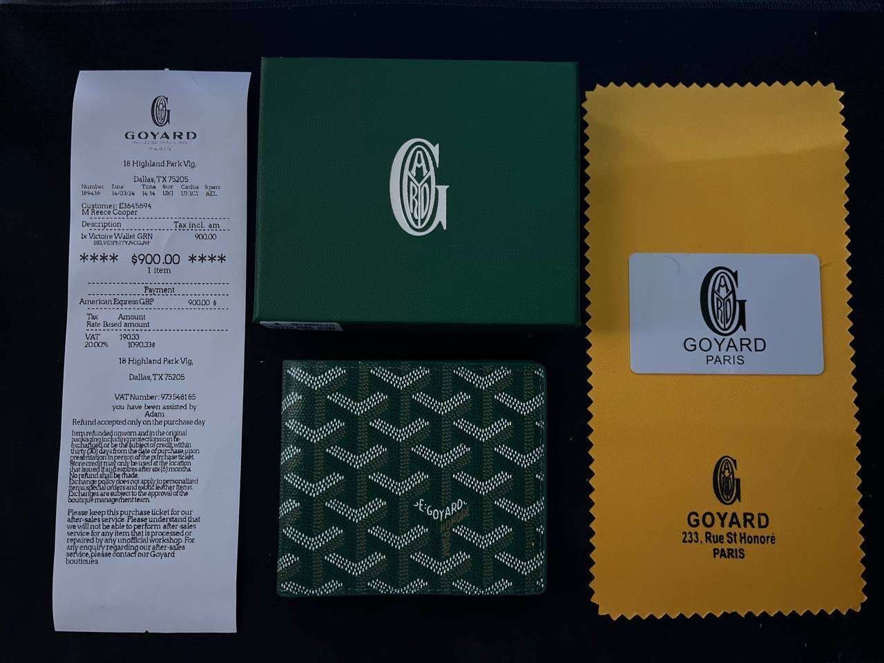 Go Yard Wallet (recipt)