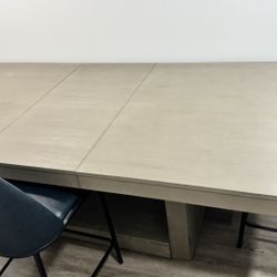 Dining table, with three chairs