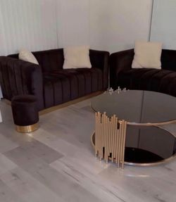 Sofa and loveseat