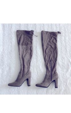 Unisa Taupe Over The Knee Boots