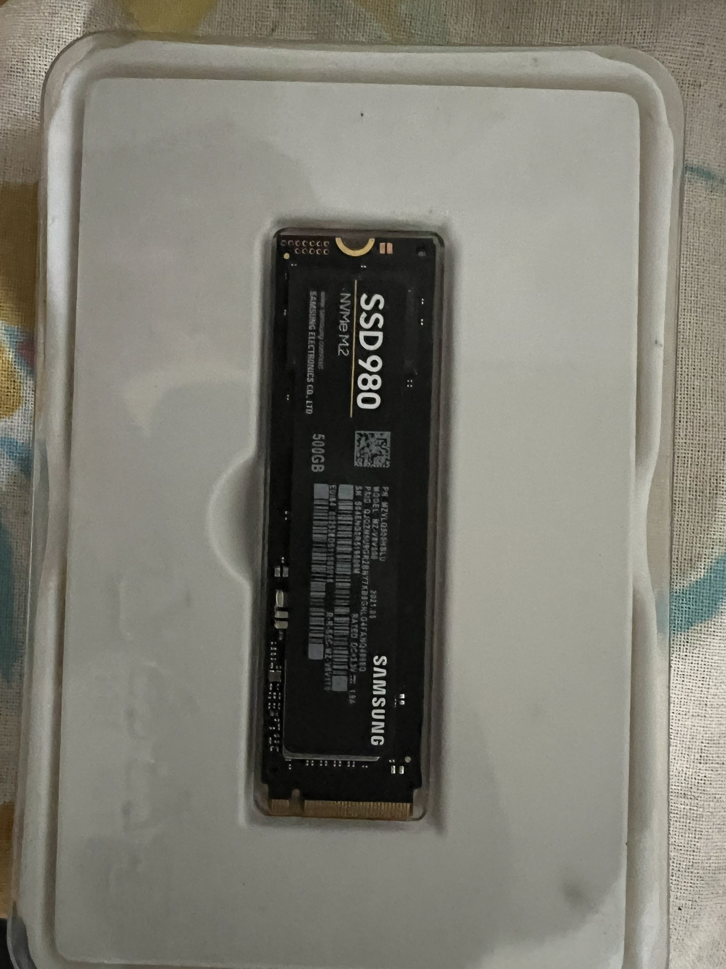Samsung 500GB SSD 980 NVME M.2 Hard Drive