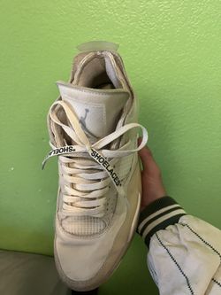 Jordan 4 Off White Sail W