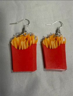 NEW 2D French Fry Earrings