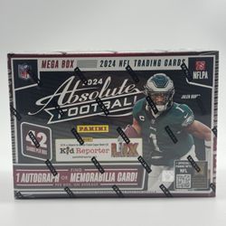 2024 Panini NFL Absolute Football Trading Card Mega Box *TARGET IN HAND