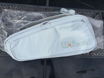 WILSON Shift Super Tour Tennis Racket Bag - Artic Ice, Holds up to 9 Rackets