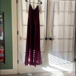 Dark Red Wine Dress