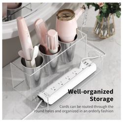 Acrylic Hair Tool Organizer 