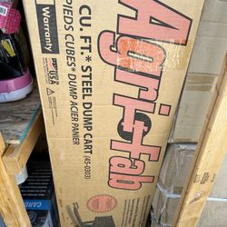 Agri-Fab 10-cu ft Steel Dump Cart $200 Firm 