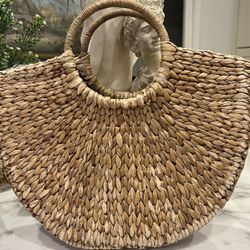 Beach Straw Purse