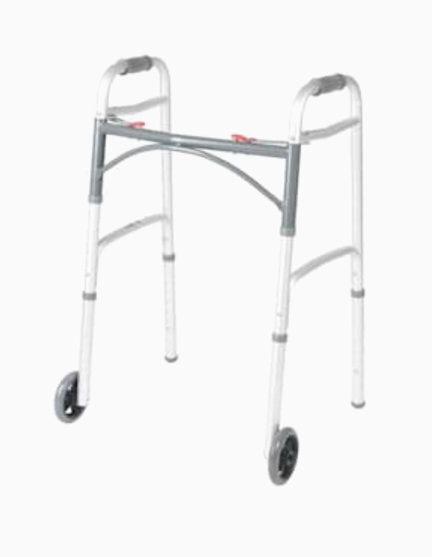 Walkers with and without wheels