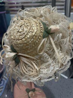 Country Straw Hat In 🍑 Peach 