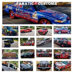 Fanatic 🚘🏍🚚🛻🛵Custom Wraps>Business Logo>Create A Logo>Character Images>Custom Painted/Wrap Rims> 🚘 Audio Install & More