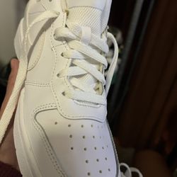 Worn Once 6.5 White Nikes 