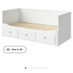 Twin Bed-IKEA With Drawers 