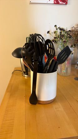 Cooking utensil and  holder