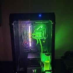 Custom RGB Watercooled Ryzen 7 RTX 2070 Gaming Streaming PC 