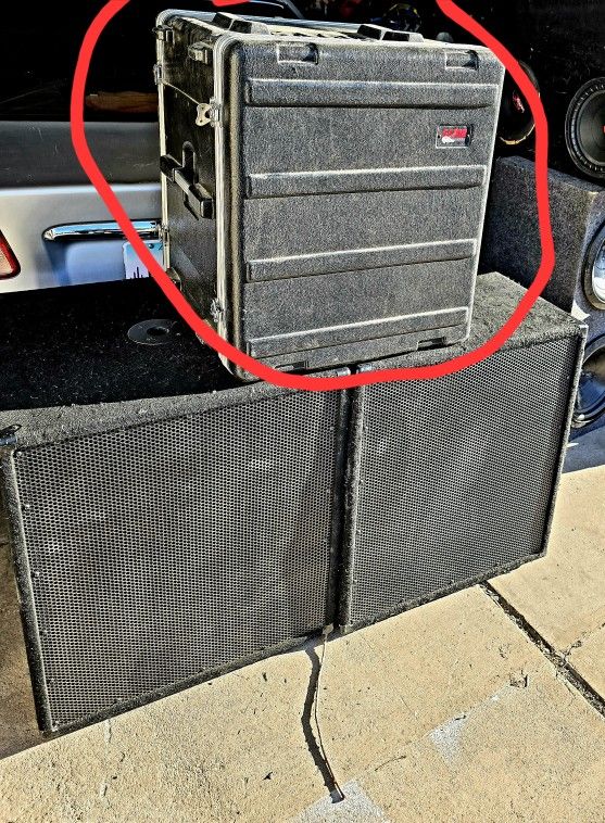 Gator GR-12L 12U Audio Rack Weather Proof Light Weight Travel Amp Rack