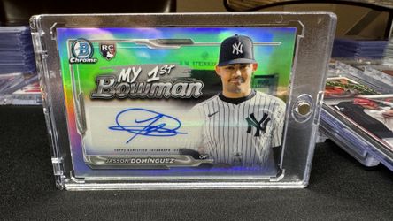 2024 Bowman Chrome - JASSON DOMINGUEZ *My 1st Bowman Refractor Autograph!* 24/99
