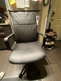 IKEA RENBERGET Swivel office desk chair, Bomstad black