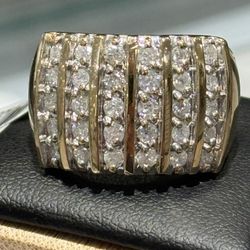 14k Yellow Gold 1cttw Nat Diamonds Ring