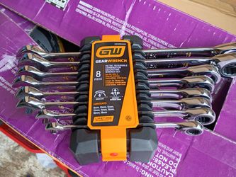 Gearwrench 8 PCs Ratcheting Wrench Set