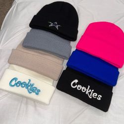 beanies (10 each) 