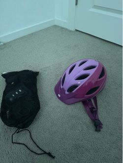 Helmet ages 5-16 + Protective gear